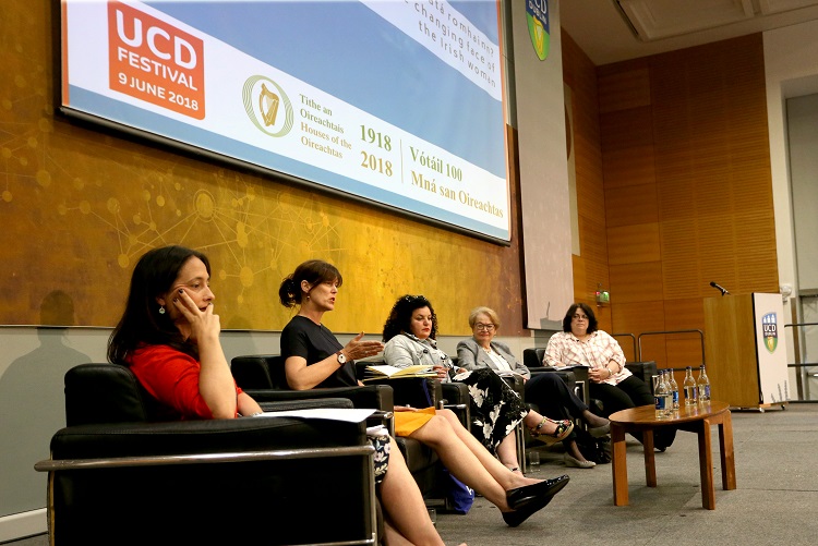 Vótáil 100 panel discussion UCD Festival 18